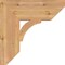 Ekena Millwork Thorton Slat Smooth Bracket, Western Red Cedar, 5 1/2"W x 18"D x 18"H BKT06X18X18THR06SWR - alternate 2